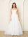 Wedding Dresses Bridal Gown Long A Line Lace Wedding Dress Off White/Almond