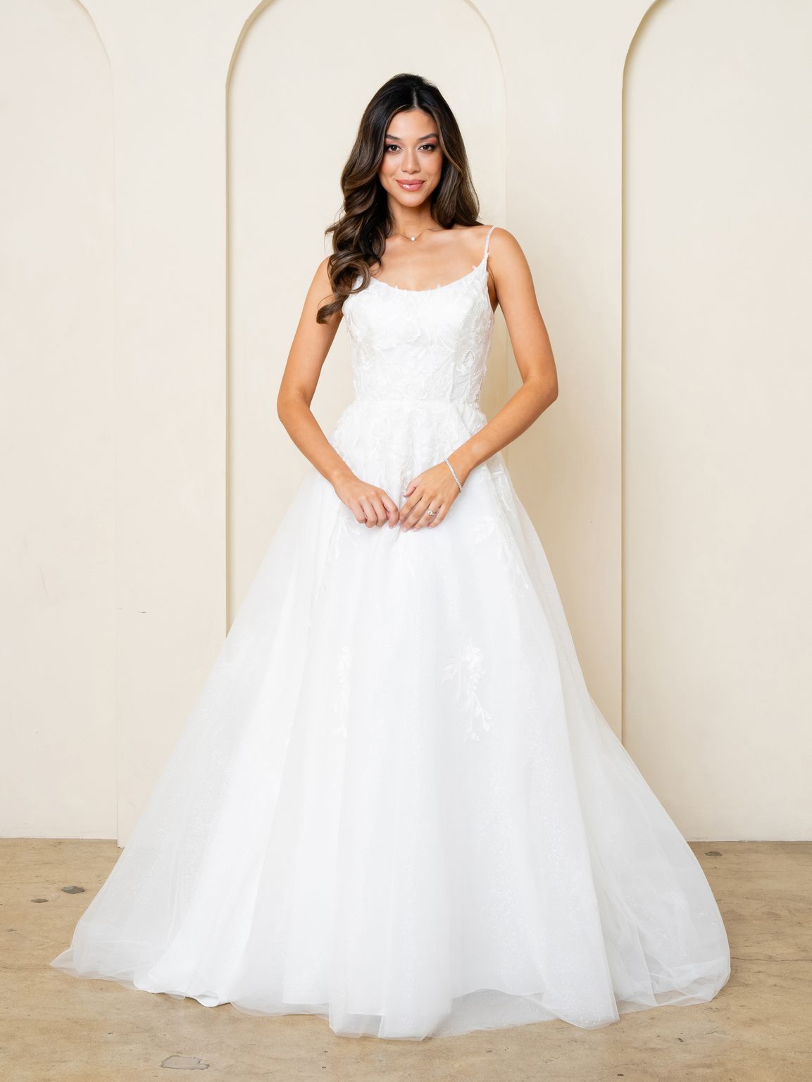Wedding Dresses Bridal Gown Long A Line Lace Wedding Dress Off White
