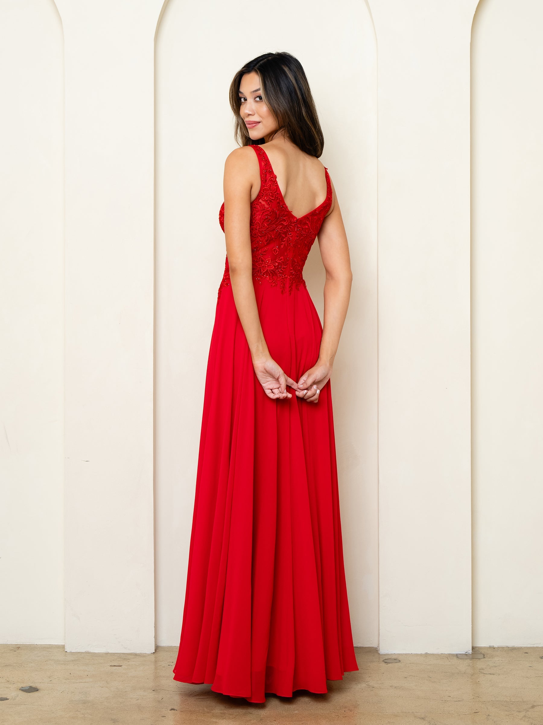 Mother of the Bride Dresses A Line Long Mother of the Bride Formal Dress Red