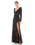 Formal Dresses Long Sleeve Sequin Prom Formal Dress Espresso