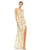 Prom Dresses Long Beaded Sequin Prom Formal Dress Nude