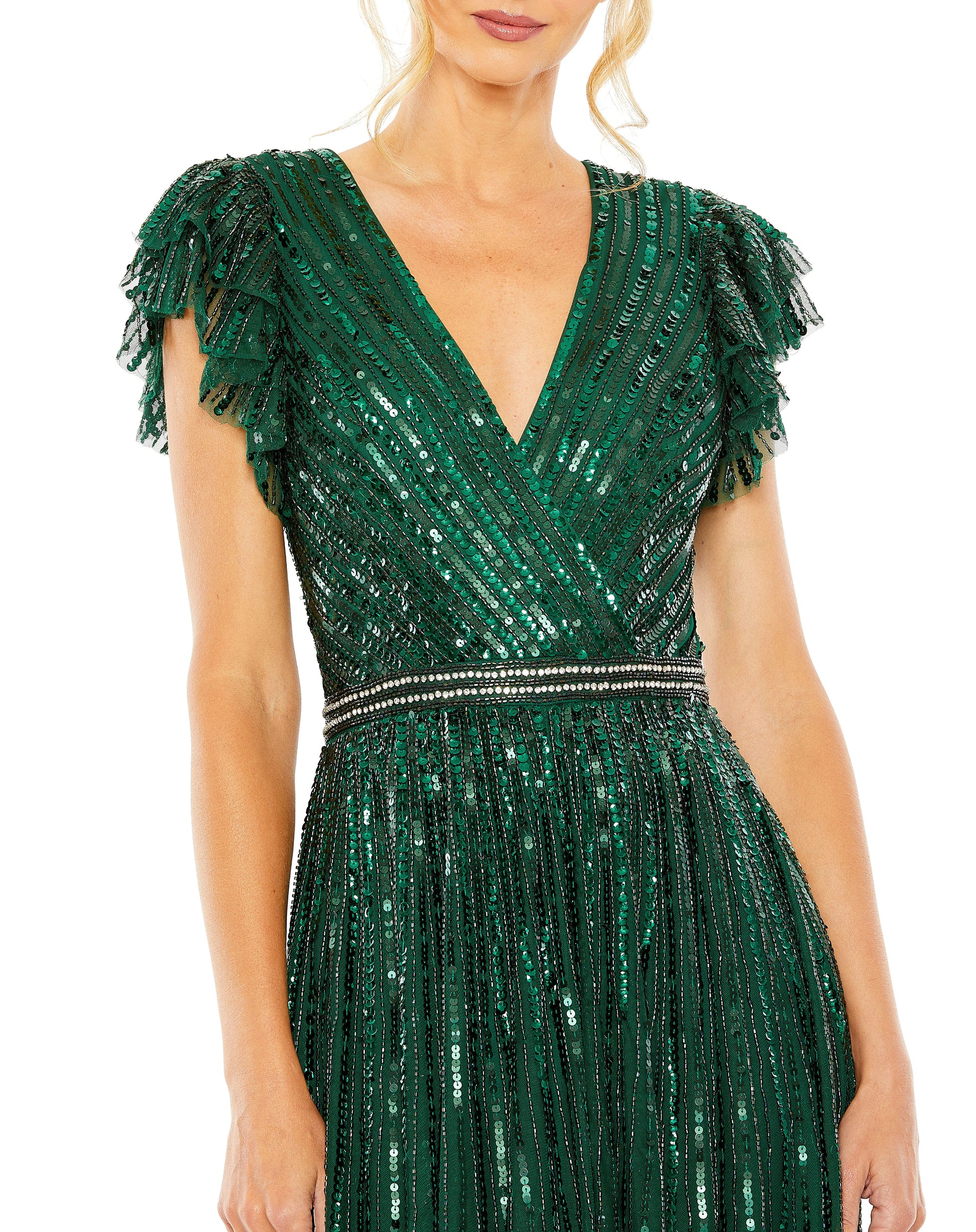 Mac Duggal 5502 Short Sleeve Formal Dress