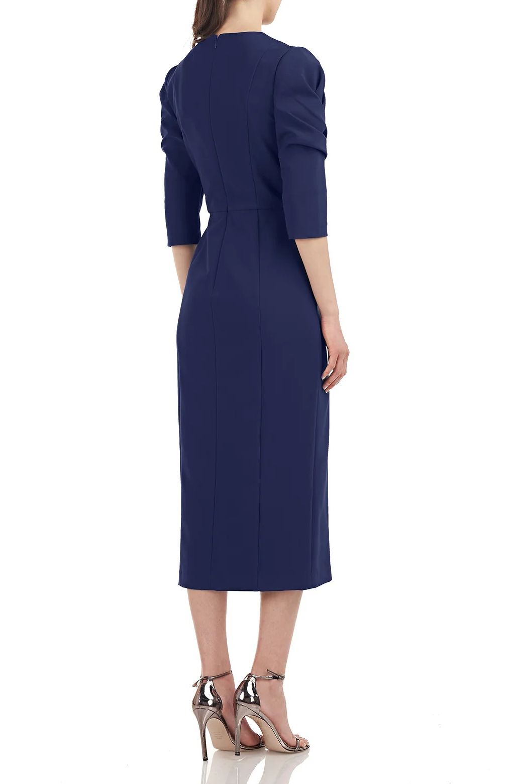 Formal Dresses Tea Length Formal Dress DEEP NAVY