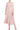 Mother of the Bride Dresses 3/4 Sleeve Pleated Tea Length Dress SOFT BLUSH