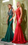 Prom Dresses Long Formal 3D Floral Applique Prom Dress Red