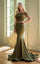 Prom Dresses Two Piece Long Formal Prom Dress Olive