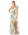 Formal Dresses Long Formal Floral Chiffon Dress Pink Multi