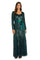 Mother of the Bride Dresses Long Sleeve Formal Petite Dress Hunter