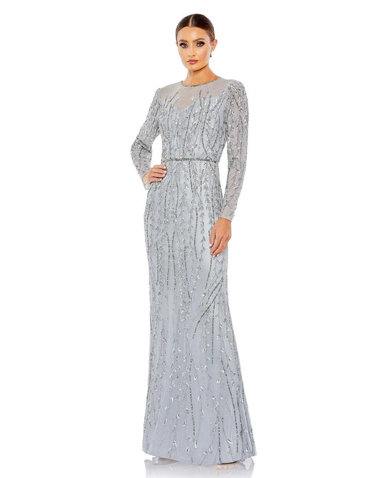 Formal Dresses Formal Dresses Formal Long Sleeve Dress Mocha Platinum