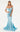 Prom Dresses Mermaid Long Formal Fitted Prom Dress Light Blue