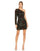 Cocktail Dresses One Shoulder Embellished Short Dress Black