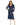 Plus Size Dresses Plus Size Long Sleeve Evening Fitted Midi Dress Midnight
