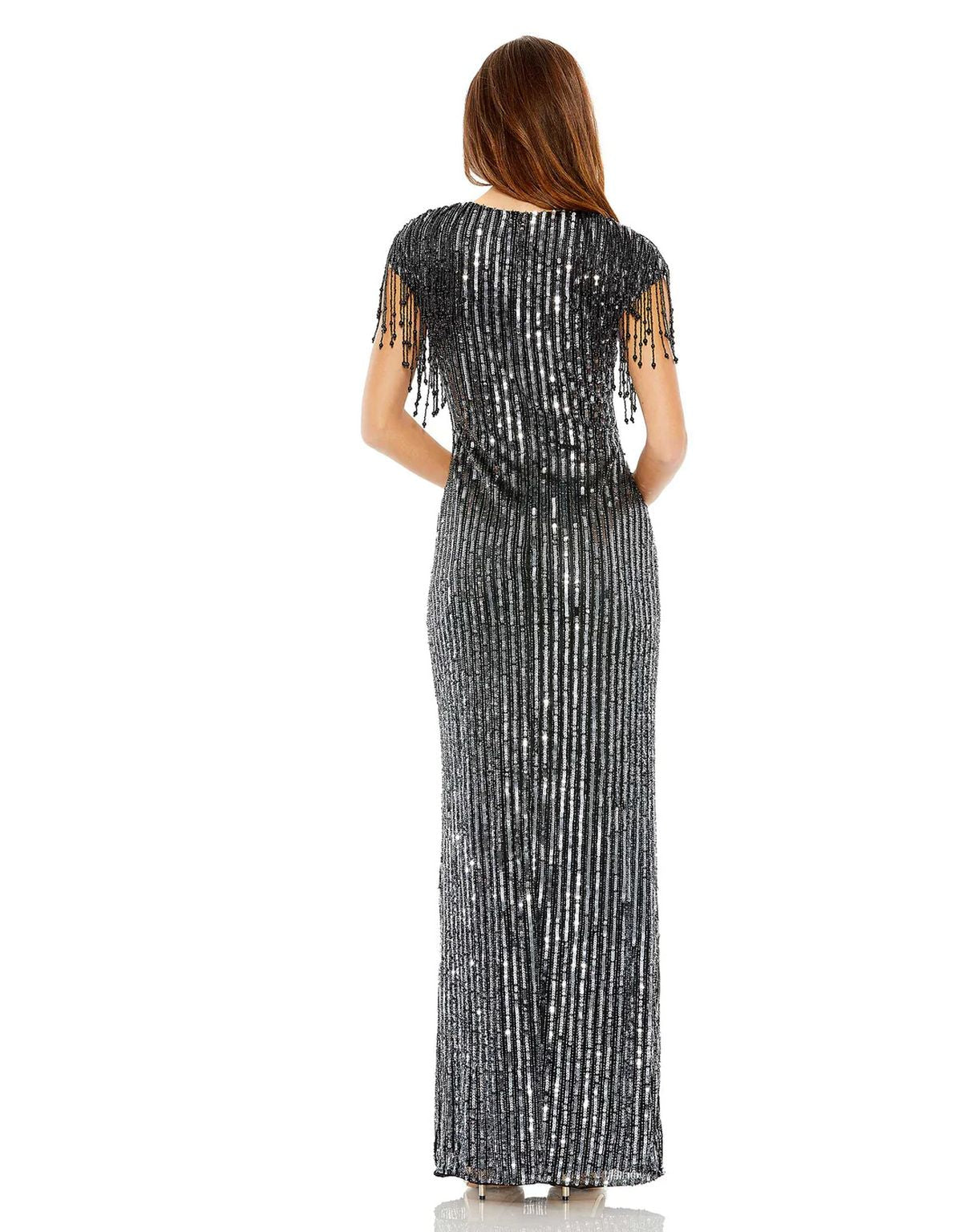 Formal Dresses Long Formal Fringe Dress Black