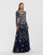 Mother of the Bride Dresses Long Mother of the Bride Formal Floral Dress Midnight Multi