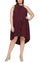 Cocktail Dresses Plus Size Crepe Cocktail Short Dress  Fig