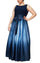 Formal Dresses Plus Size Ombre Long Formal Gown Navy Wedgewood