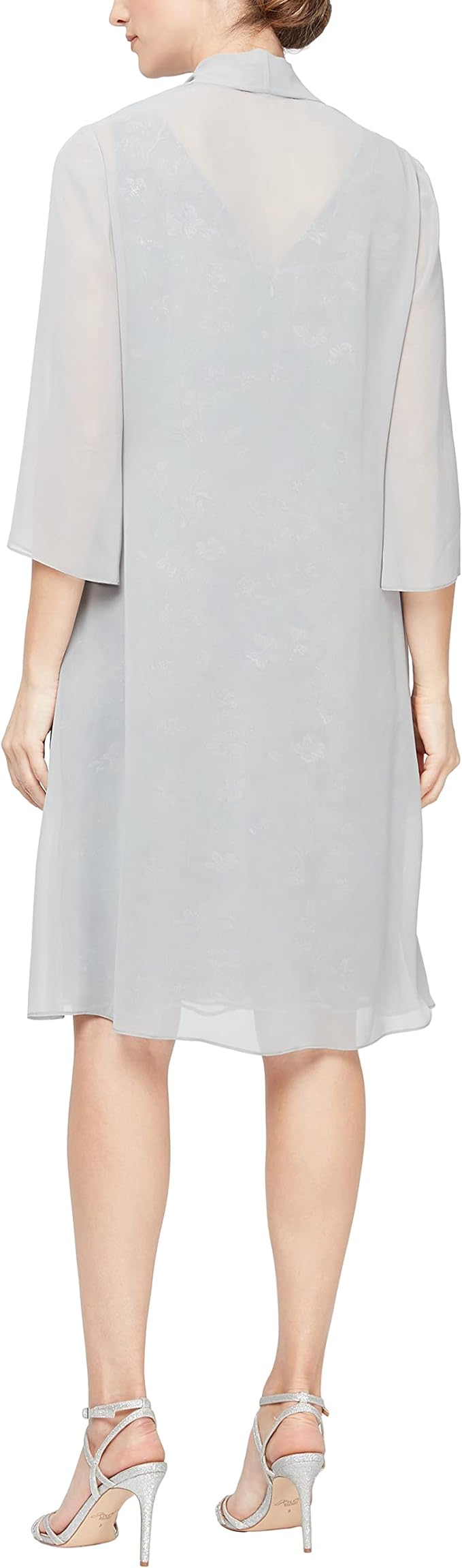Alex Evenings 81171515 Short Embroidered Formal Dress