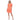 Cocktail Dresses Tiered Chiffon Rhinestone Keyhole Flutter Short Sleeve Dress Coral
