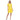 Cocktail Dresses Tiered Chiffon Rhinestone Keyhole Flutter Short Sleeve Dress Yellow