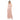 Formal Dresses Long Pleated Metallic Waist Shirring Dress Rose Gold