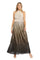 Formal Dresses Long Fitted Pleated Formal Plus Size Dress  Champagne/Taupe