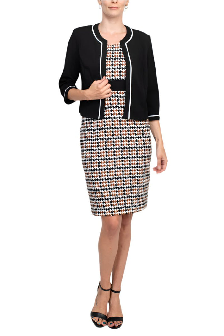Cocktail Dresses Short Fitted Bodycon cocktail Dress Black Brown Ivory