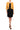 Cocktail Dresses Fitted Bodycon Short Cocktail Dress Mustard Black
