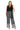 Jumpsuit Plus Size Long Formal Printed Jumpsuit Black/White