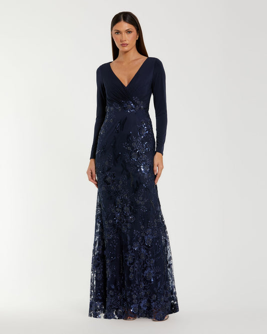 Mother of the Bride Dresses Formal Long Mother of the Bride Floral Dress Midnight