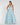 Prom Dresses Long Spaghetti Strap Prom Gown Blue Multi