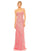 Prom Dresses Long Beaded Floral Prom Dress Coral