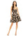 Cocktail Dresses Short A Line Cocktail Mini Dress Black Multi