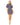 Cocktail Dresses Short Cocktail Floral Detail Mini Dress Purple Multi