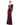 Formal Dresses Petite Wrap Long Sleeve Formal Dress Berry