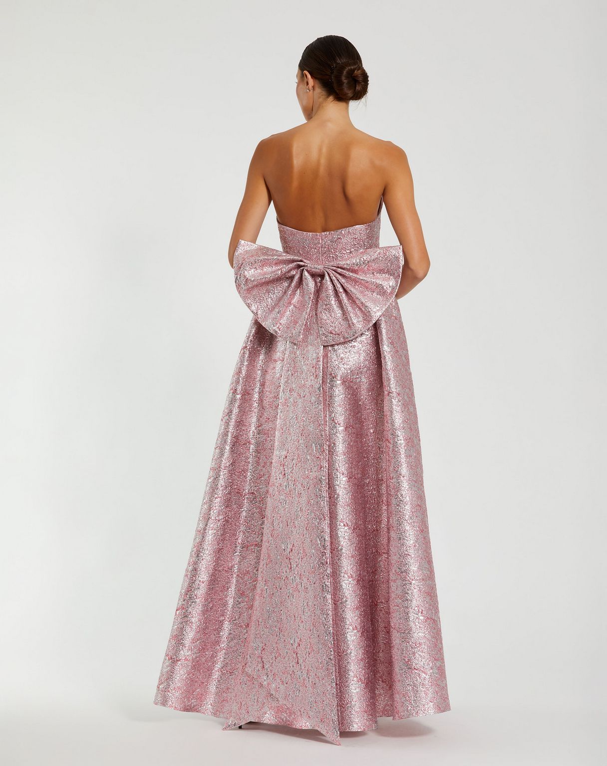 Prom Dresses Prom Long Ball Gown Mettalic Formal Dress Raspberry