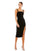 Cocktail Dresses Short Fitted Beaded Cocktail Dress Black