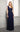 Formal Dresses Beaded A Line Long Formal Evening Dress Navy