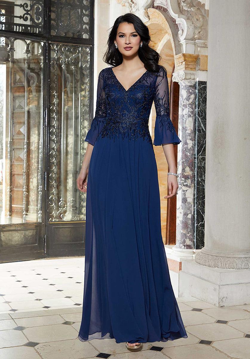 MGNY Madeline Gardner New York 72629 Long Formal Dress
