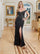 MGNY Madeline Gardner New York  72708 Long Formal Dress (Navy)