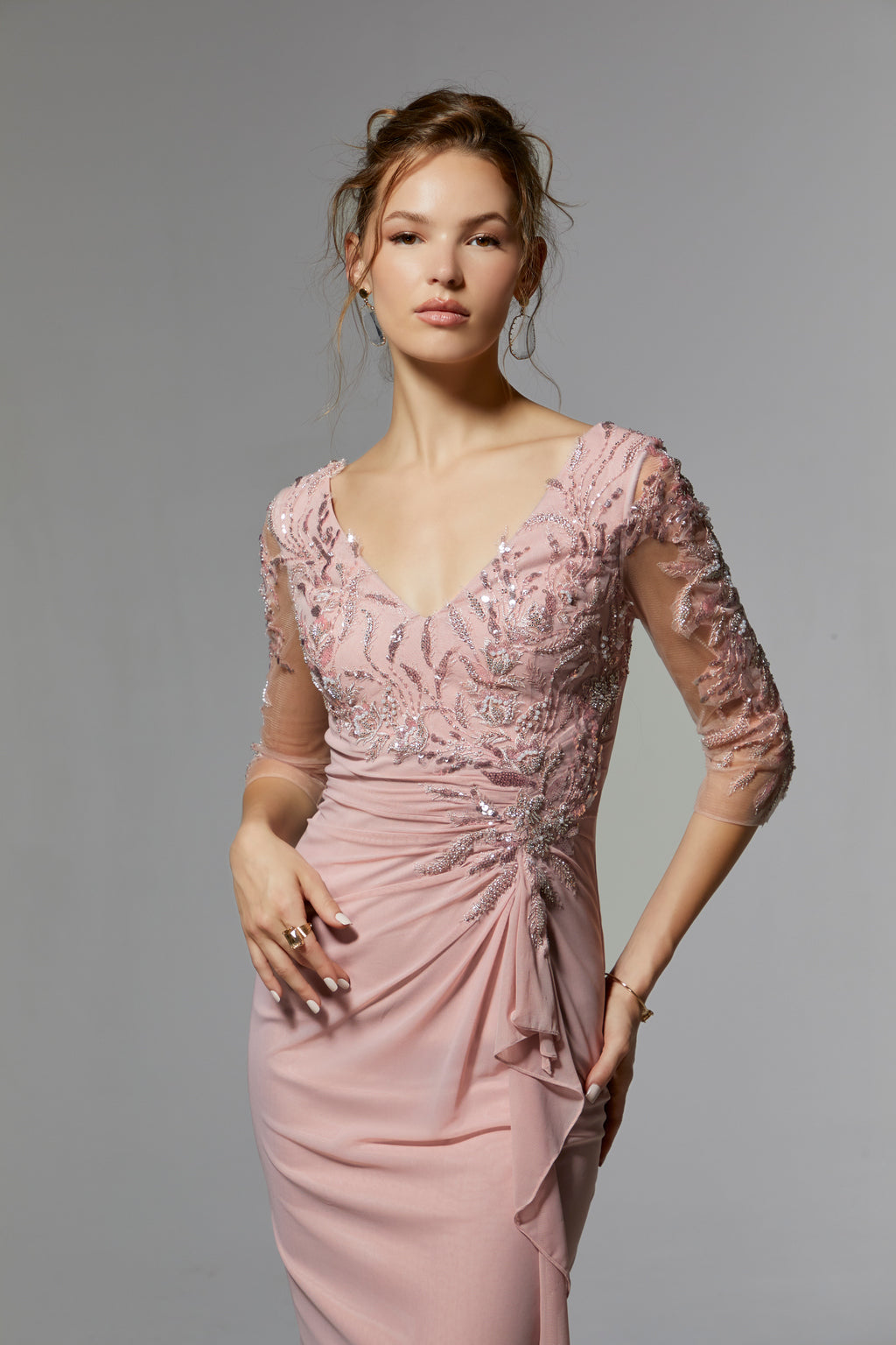 Mother of the Bride Dresses Long Formal Evening Mother of the Bride Dress Blush