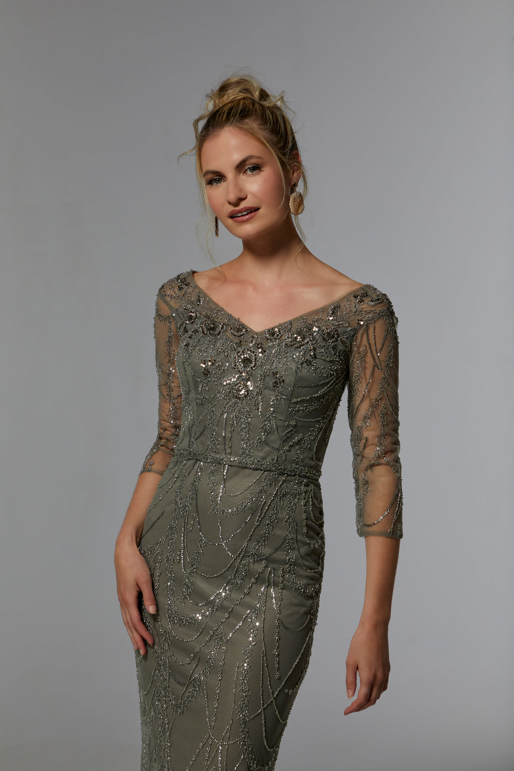 Mother of the Bride Dresses Long Formal Evening Mother of the Bride Dress Charcoal