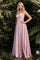 LaDivine CD7472 Long Slit Prom Gown Evening Dress