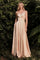 LaDivine CD7472 Long Slit Prom Gown Evening Dress