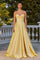 Prom Dresses Prom A Line Long Formal Corset Dress Lt Yellow