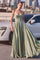 LaDivine 7481 Prom A Line Long Formal Corset Dress