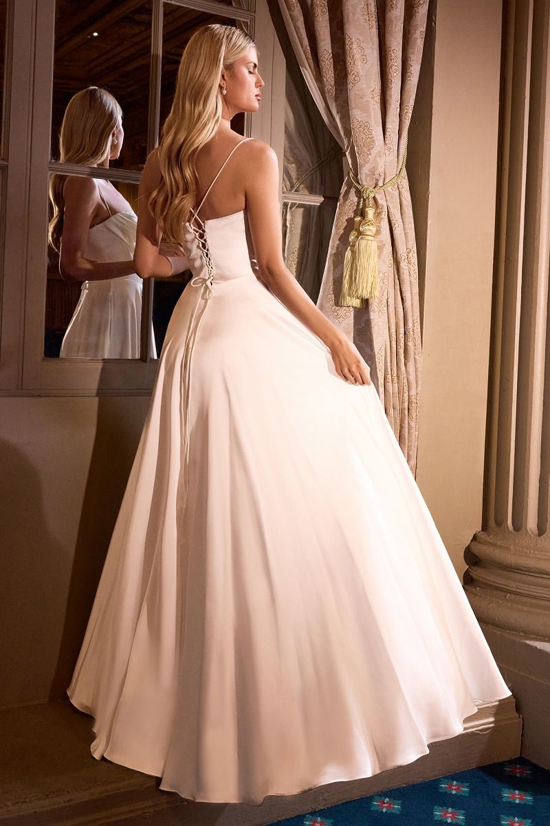 Wedding Dresses Long Wedding A Line Dress Off White
