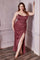 LaDivine CD7484C Long Plus Size Off Shoulder Prom Dress