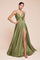 LaDivine CD7485C Spaghetti Strap Long Prom Dress Plus Size