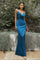 LaDivine CD7487 Long Satin Evening Dress