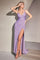 LaDivine 7494C Curve Long Fitted Prom Dress